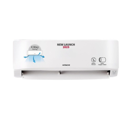 Hitachi 1Ton 3Star4-Way SwingFixed Split AC(100%CopperDust Filter3200FL RAS.B312PCAIBA1(RAC312WCAID)White